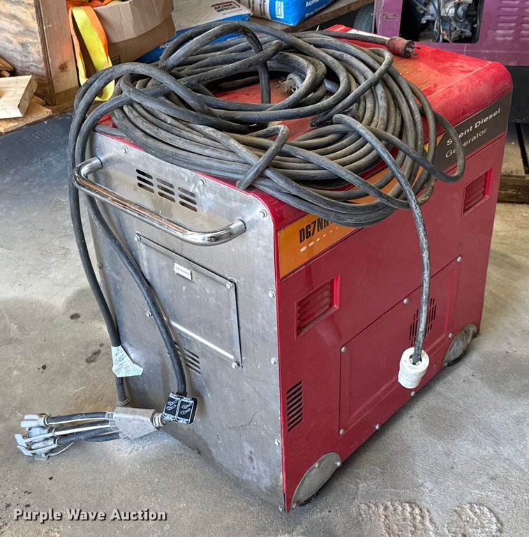 image for item DU9142 Silent Diesel DG7NRTD generator