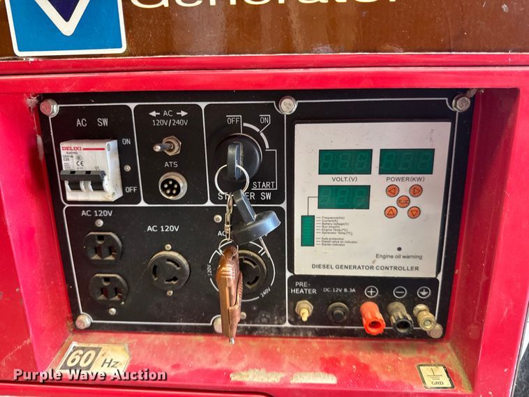 image for item DU9142 Silent Diesel DG7NRTD generator