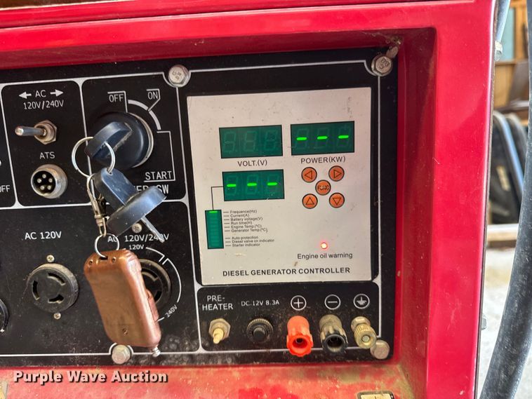 image for item DU9142 Silent Diesel DG7NRTD generator