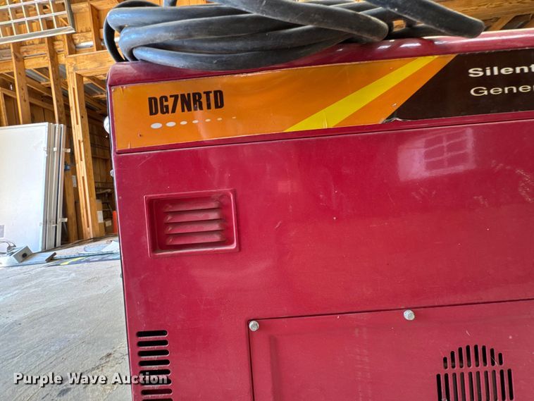 image for item DU9142 Silent Diesel DG7NRTD generator