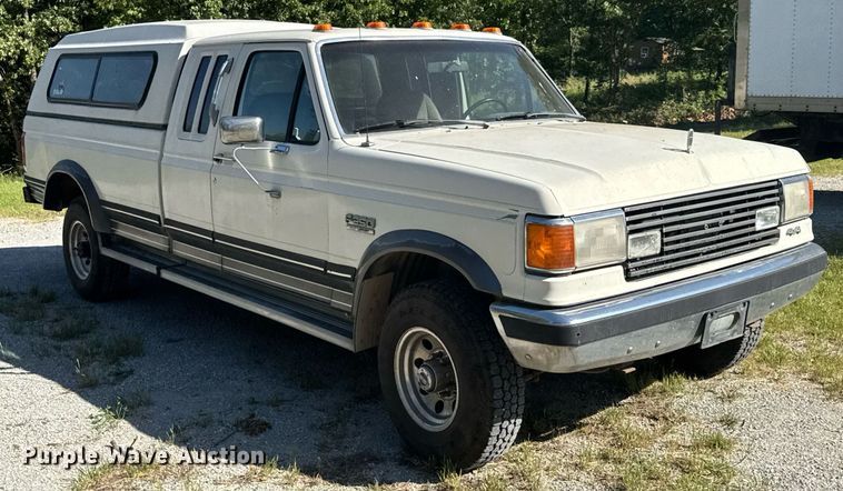 image for item DU9144 1990 Ford F250 XLT Lariat SuperCab pickup truck