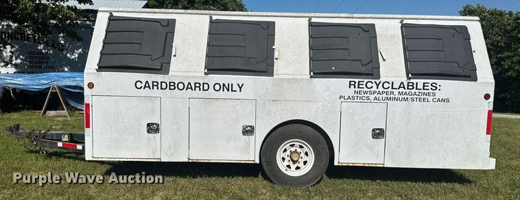 image for item DU9149 2011 Lawless Welding recycling trailer