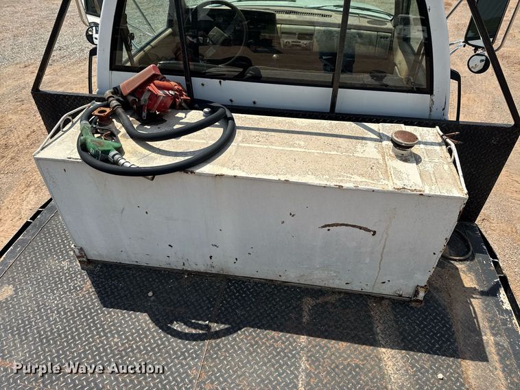 image for item DU9740 1992 GMC C7 flatbed truck