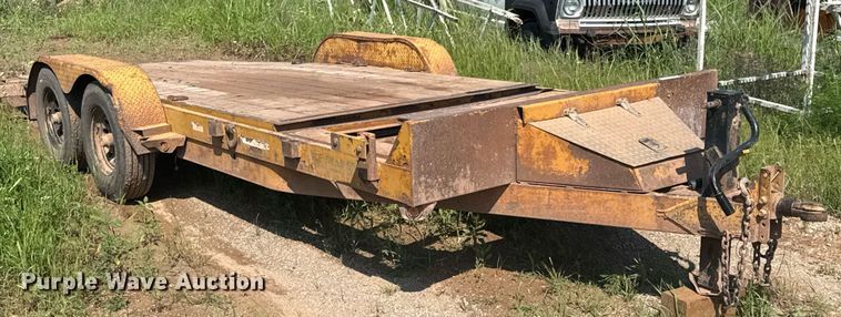 image for item DU9743 2013 Rice & Woolard Mfg. tilt deck equipment trailer