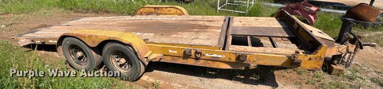 image for item DU9743 2013 Rice & Woolard Mfg. tilt deck equipment trailer
