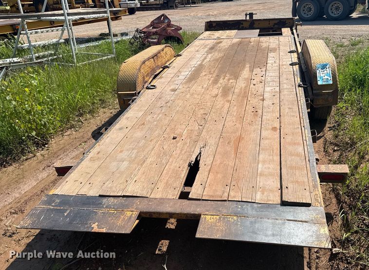 image for item DU9743 2013 Rice & Woolard Mfg. tilt deck equipment trailer