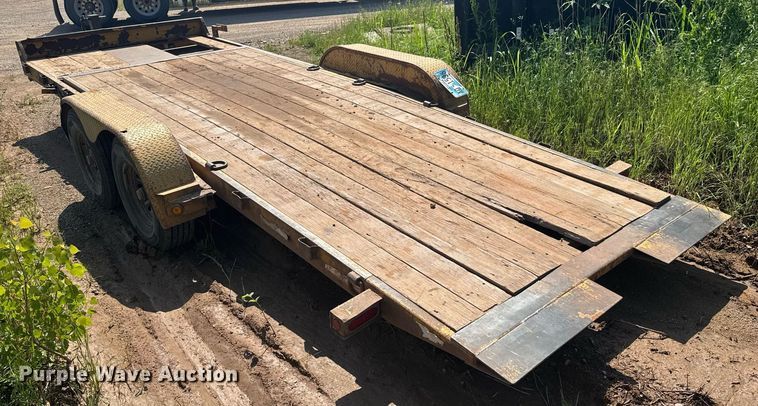 image for item DU9743 2013 Rice & Woolard Mfg. tilt deck equipment trailer