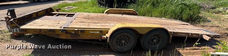 image for item DU9743 2013 Rice & Woolard Mfg. tilt deck equipment trailer