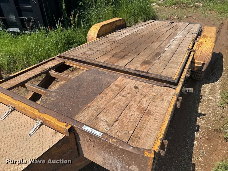 image for item DU9743 2013 Rice & Woolard Mfg. tilt deck equipment trailer