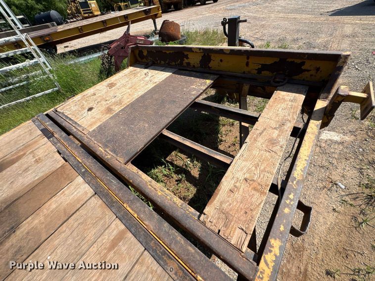 image for item DU9743 2013 Rice & Woolard Mfg. tilt deck equipment trailer