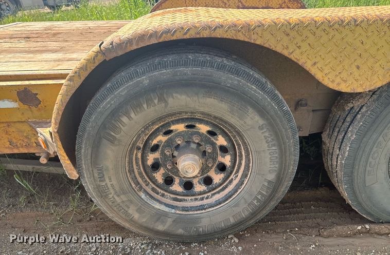 image for item DU9743 2013 Rice & Woolard Mfg. tilt deck equipment trailer