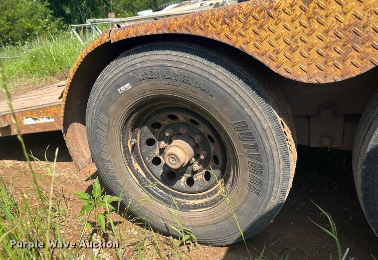 image for item DU9743 2013 Rice & Woolard Mfg. tilt deck equipment trailer