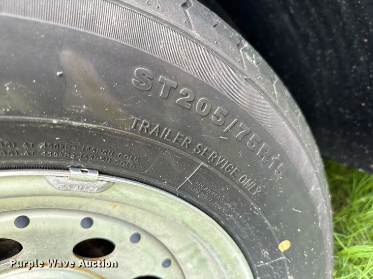 image for item DU9744 Shop built utility trailer