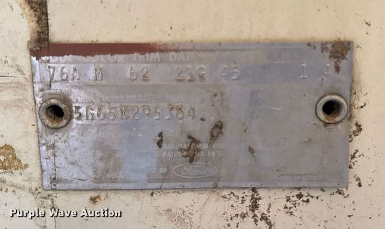 image for item DV2591 1965 Ford Galaxy 500 convertible