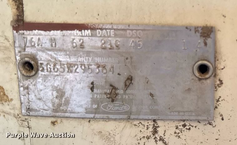 image for item DV2591 1965 Ford Galaxy 500 convertible