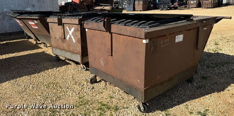 image for item DV2646 (4) steel dumpsters