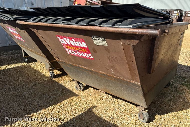 image for item DV2646 (4) steel dumpsters