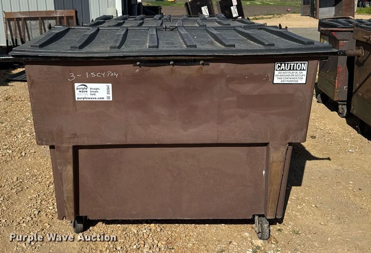 image for item DV2647 (3) Nedland Industries poly dumpsters