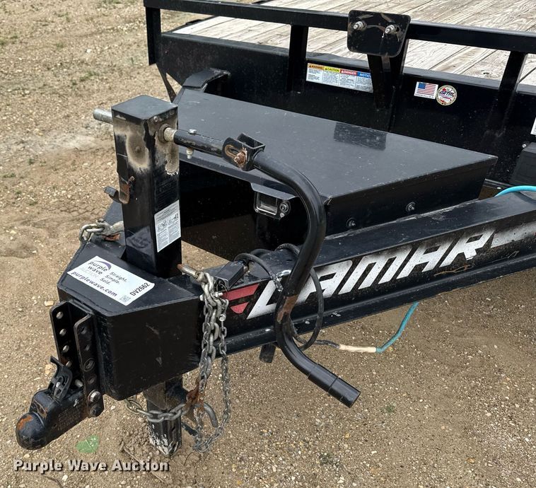 image for item DV2662 2021 Lamar F8022427 equipment trailer