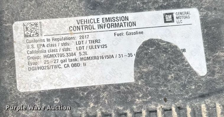 image for item DV2665 2017 Chevrolet Silverado LT Crew Cab pickup truck