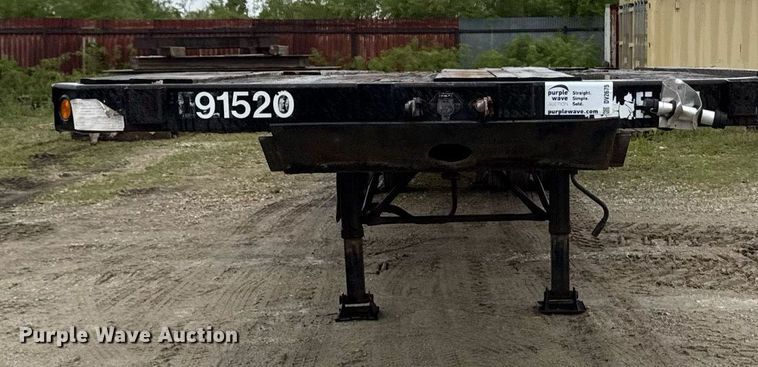 image for item DV2675 1996 Lufkin FL-11 flatbed trailer