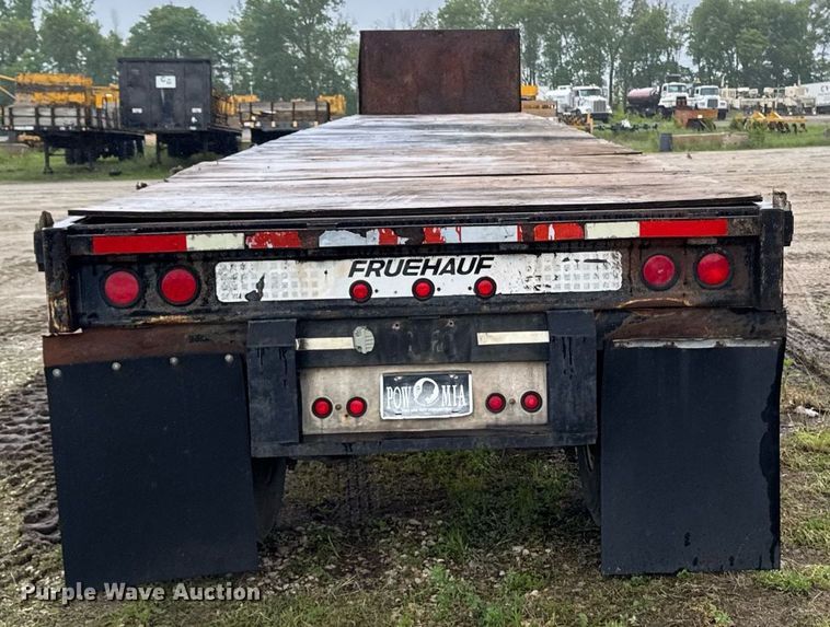 image for item DV2690 1992 Fruehauf PBA-T2-45 flatbed trailer