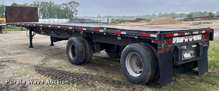 image for item DV2690 1992 Fruehauf PBA-T2-45 flatbed trailer