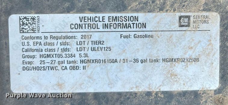 image for item DW8000 2017 Chevrolet Silverado 1500 Crew Cab pickup truck