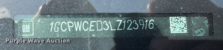 image for item DW8718 2020 Chevrolet  Silverado 1500 Crew Cab pickup truck