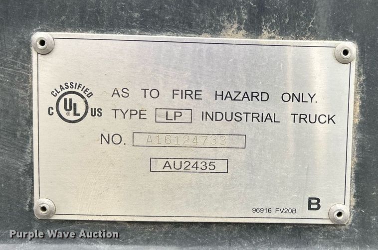 image for item DW8720 2016 UniCarriers PF50 forklift