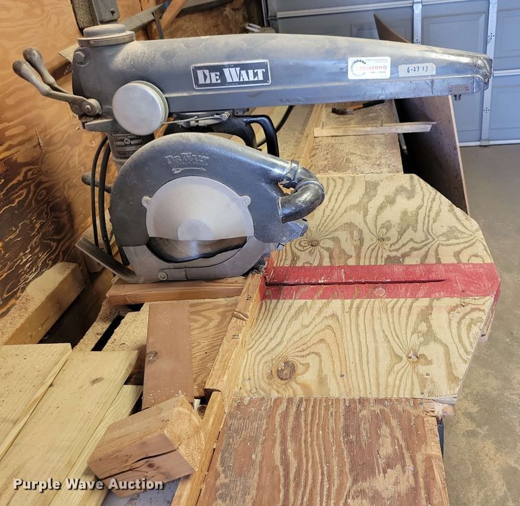 image for item DX6964 DeWalt GE65 radial arm saw