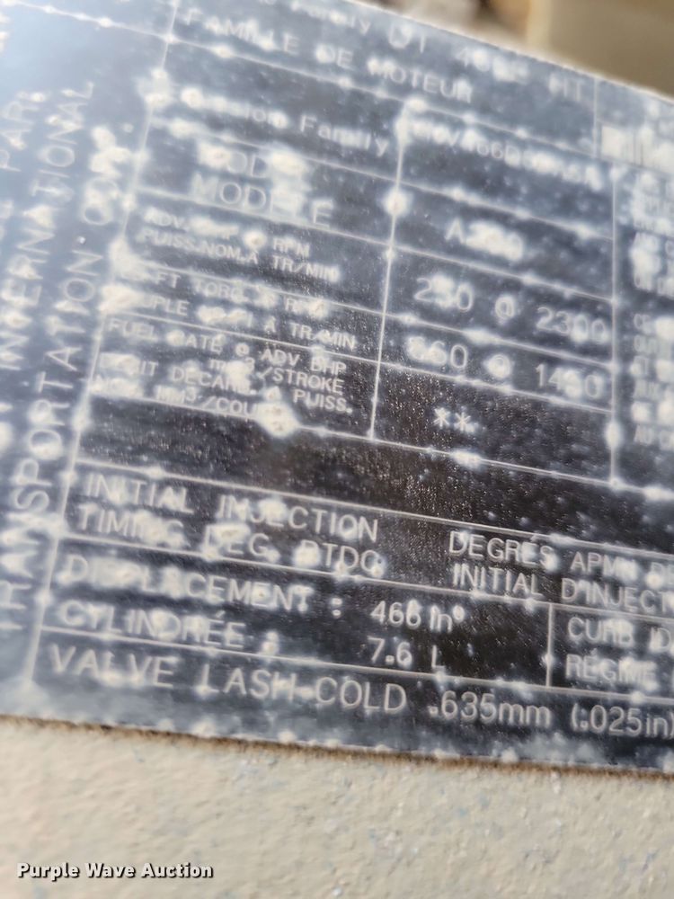 image for item DX6965 1998 International 4900 dump flatbed truck