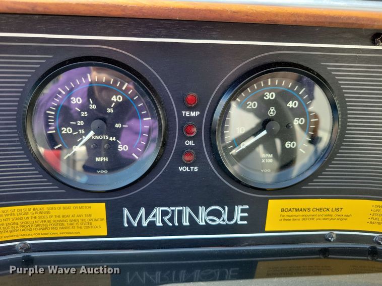 image for item DX6983 1989 Correct Craft Martinique boat