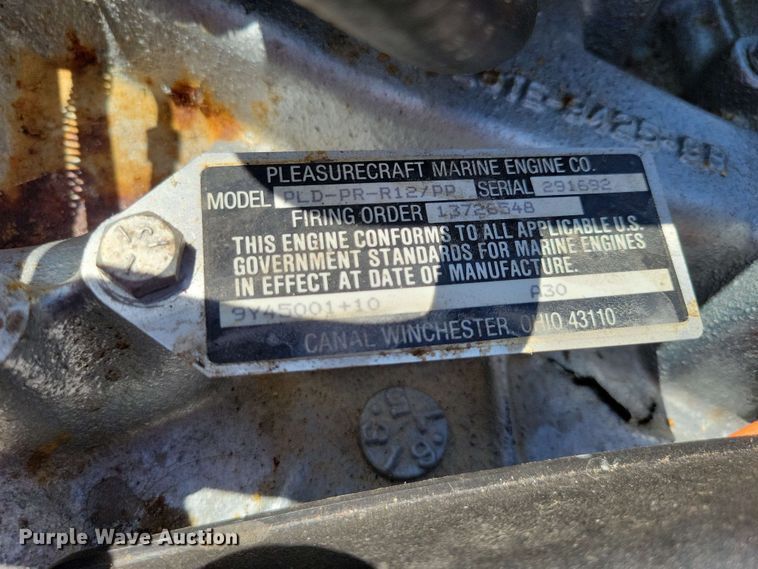 image for item DX6983 1989 Correct Craft Martinique boat