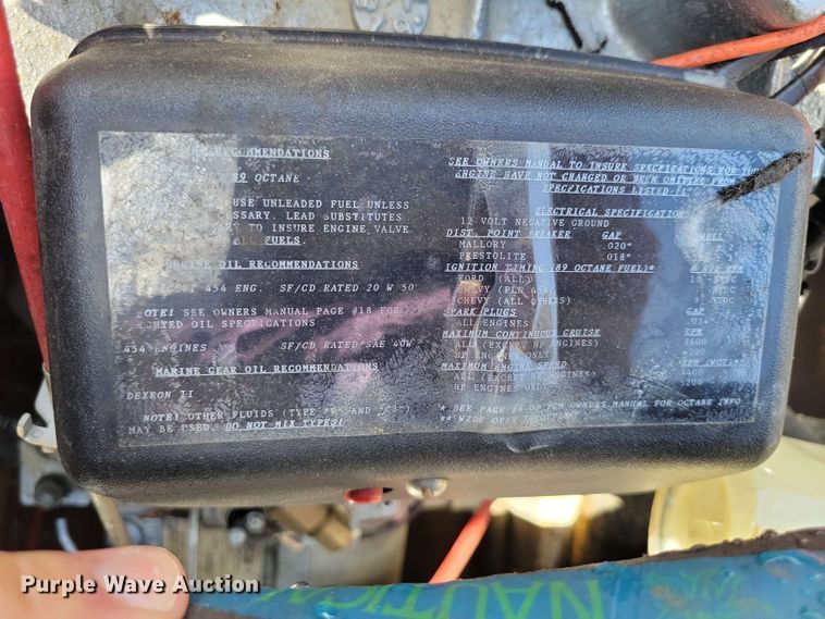 image for item DX6983 1989 Correct Craft Martinique boat