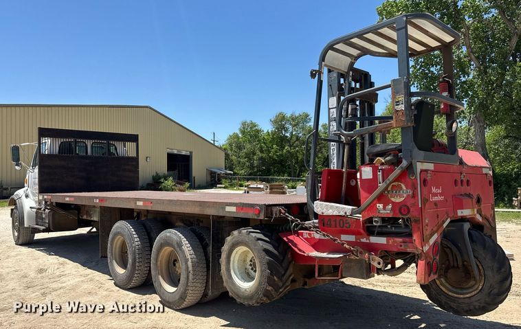 image for item DY0002 2002 Sterling LT9500 flatbed truck