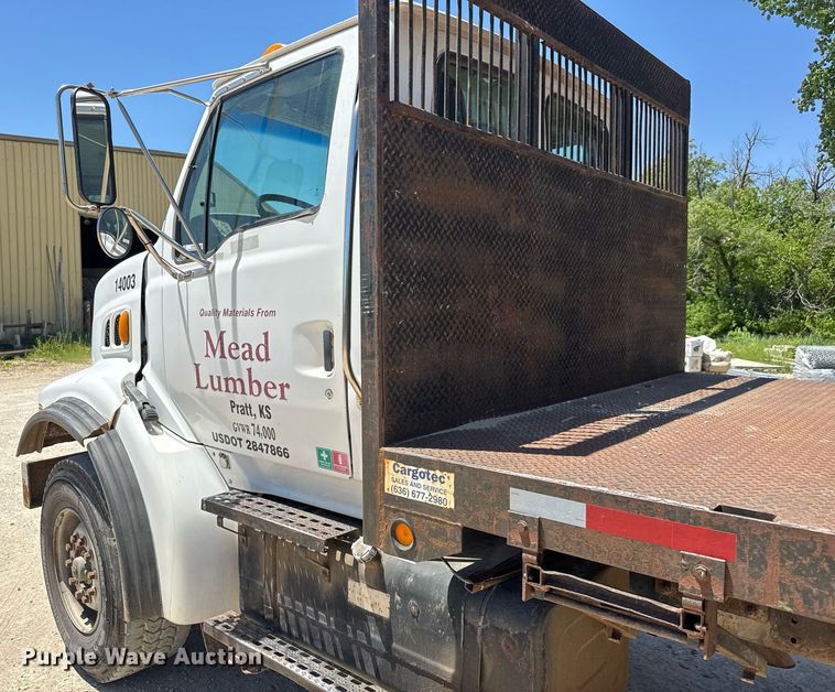 image for item DY0002 2002 Sterling LT9500 flatbed truck