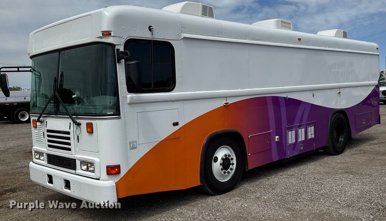 image for item DY0019 2007 Blue Bird Shell Commercial Series blood donation bus 