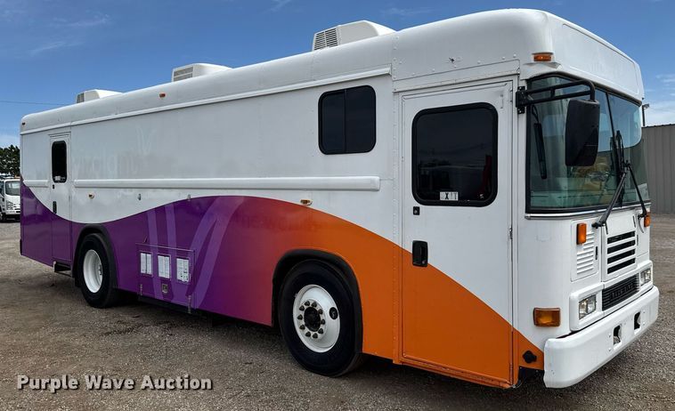 image for item DY0019 2007 Blue Bird Shell Commercial Series blood donation bus 