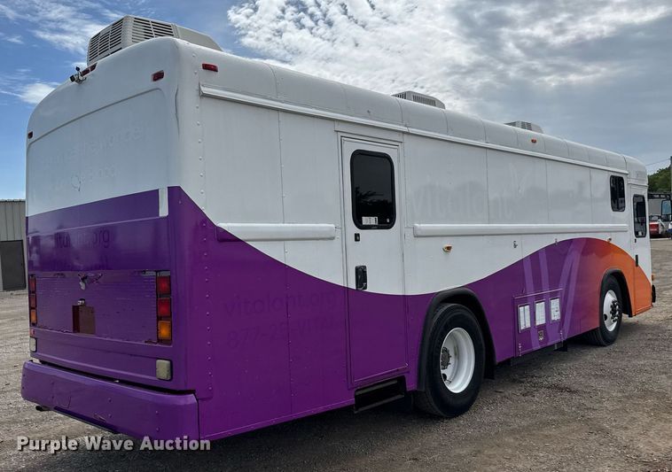 image for item DY0019 2007 Blue Bird Shell Commercial Series blood donation bus 