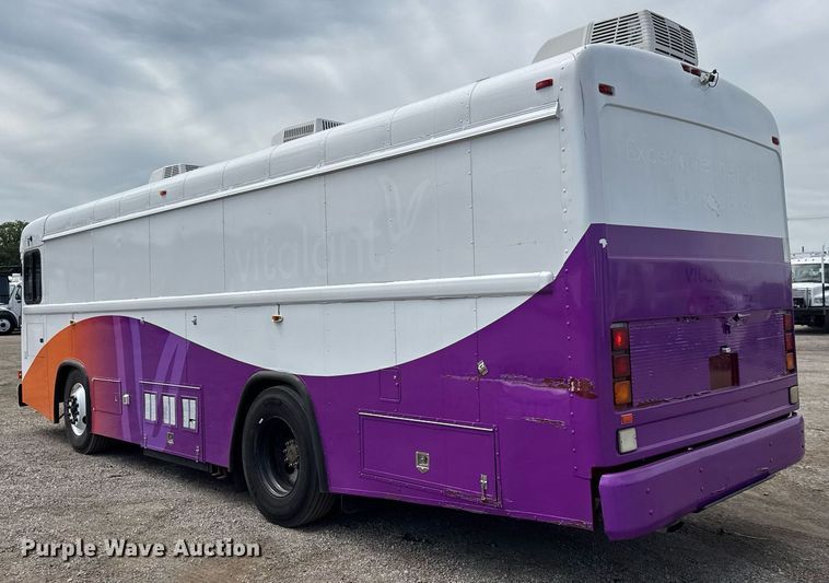 image for item DY0019 2007 Blue Bird Shell Commercial Series blood donation bus 