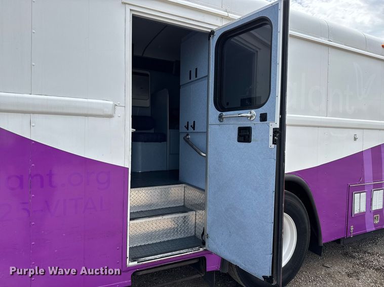 image for item DY0019 2007 Blue Bird Shell Commercial Series blood donation bus 