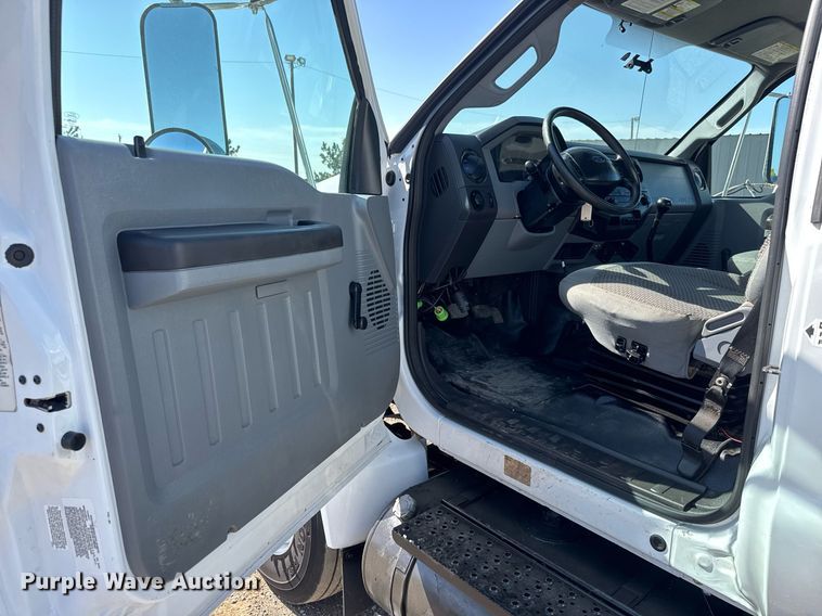 image for item DY0024 2012 Ford F650 Super Duty flatbed truck