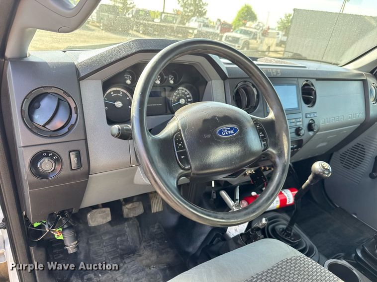 image for item DY0024 2012 Ford F650 Super Duty flatbed truck