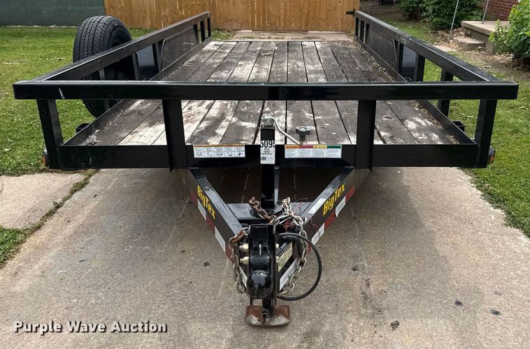 image for item DY0037 2020 Big Tex 14PI-16BK utility trailer