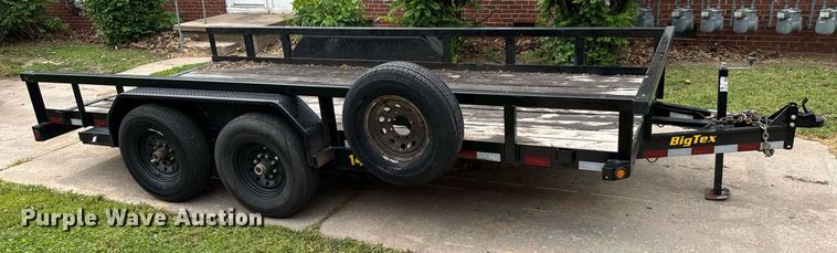 image for item DY0037 2020 Big Tex 14PI-16BK utility trailer