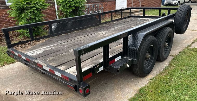 image for item DY0037 2020 Big Tex 14PI-16BK utility trailer