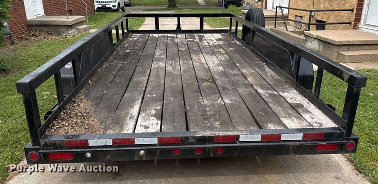 image for item DY0037 2020 Big Tex 14PI-16BK utility trailer