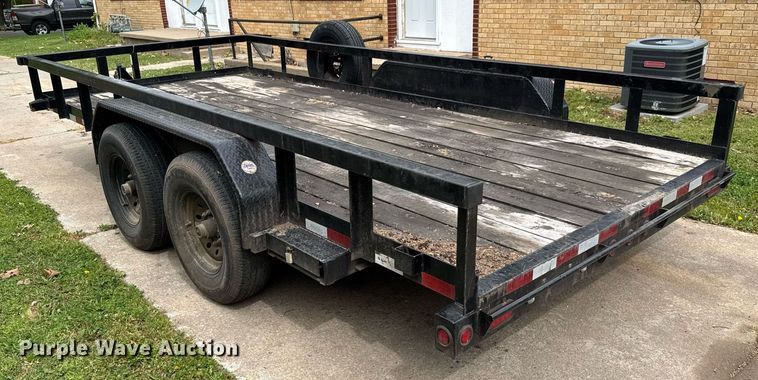 image for item DY0037 2020 Big Tex 14PI-16BK utility trailer