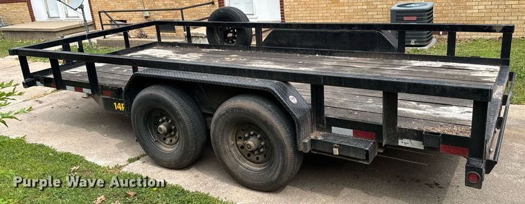 image for item DY0037 2020 Big Tex 14PI-16BK utility trailer